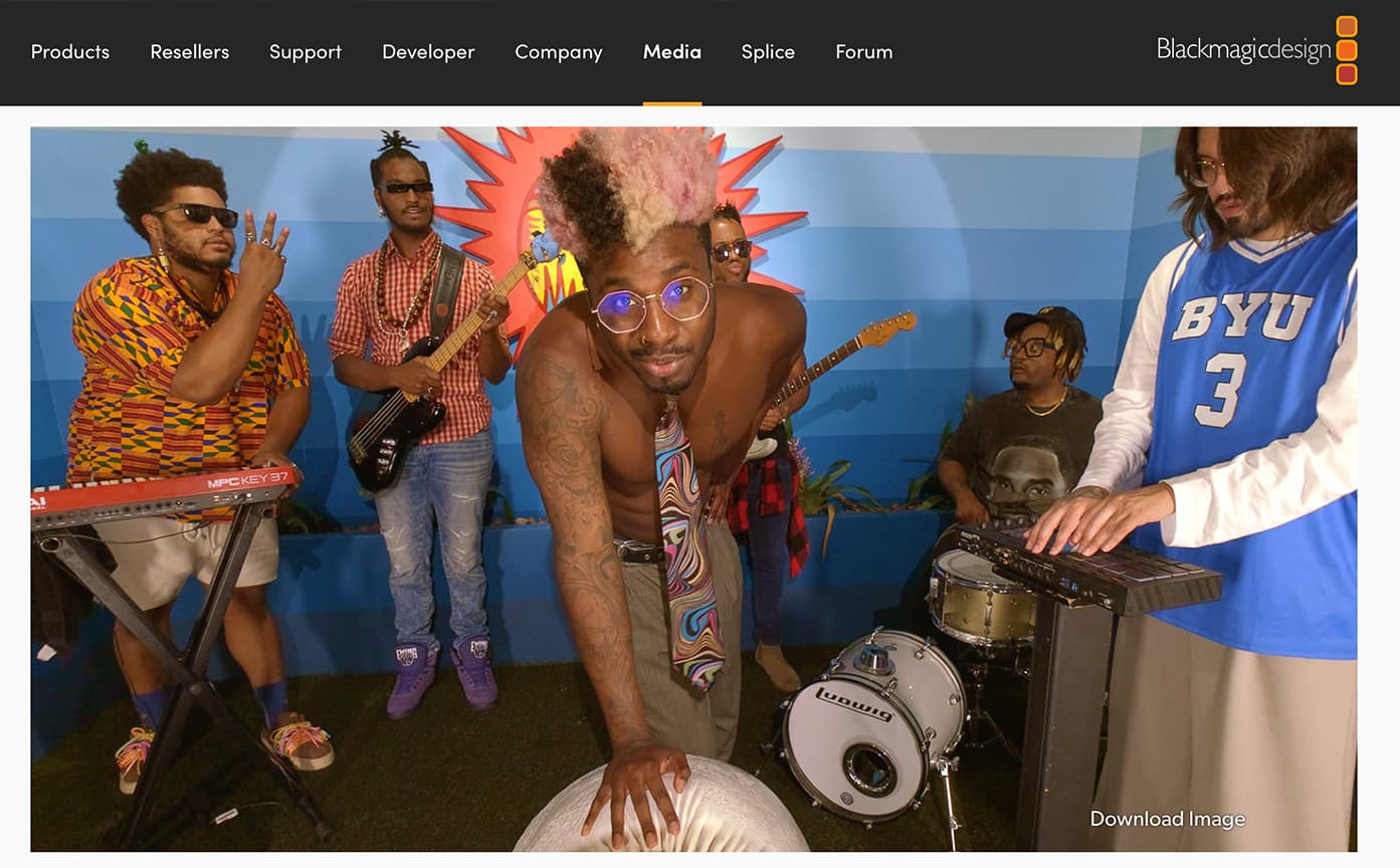 Cover Image for Blackmagic Design Article – Cure For Paranoia’s No Brainer Music Video Shot with URSA Cine Immersive