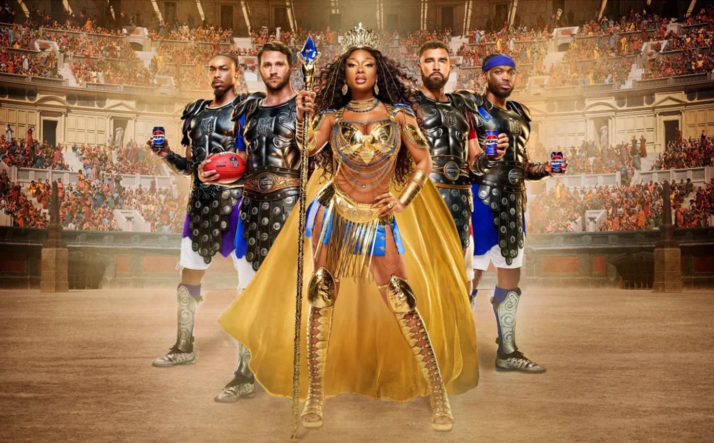 Marketing Dive – Pepsi kicks off epic, star-studded NFL campaign inspired by ‘Gladiator II’