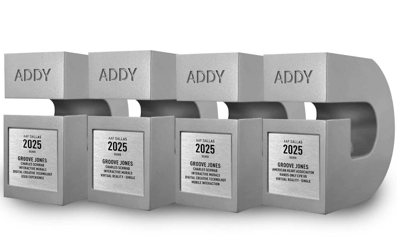 Dallas AAF 2025 Addy Awards – Groove Jones Wins 4 Addy Awards