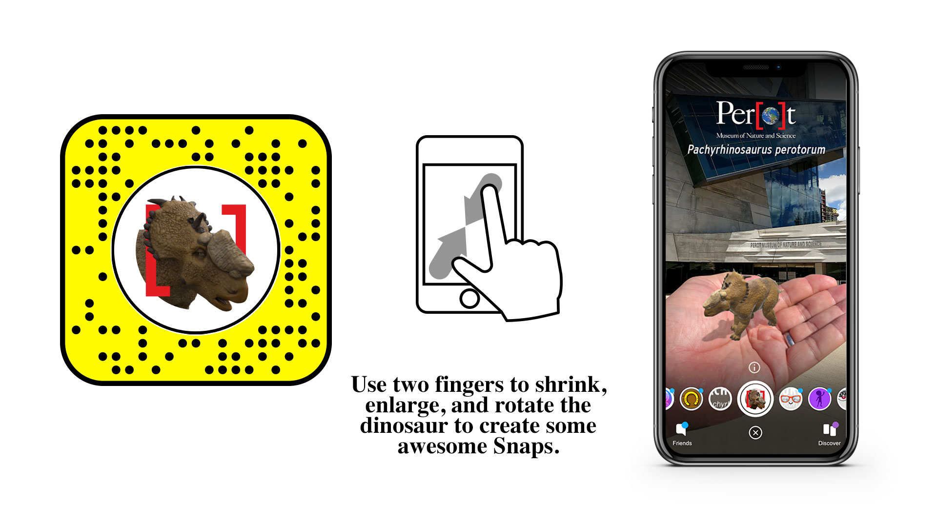 Snapchat AR Lens Interactions infographic