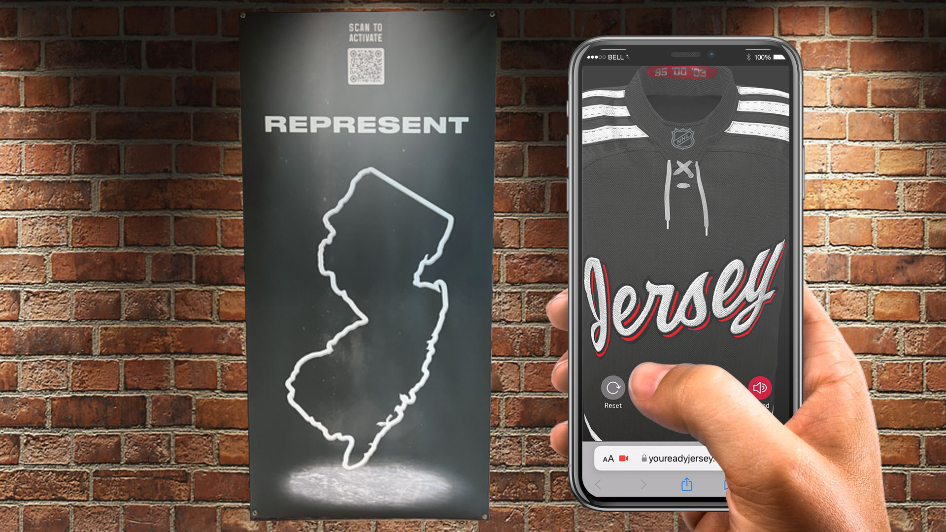 New Jersey Devils Augmented reality